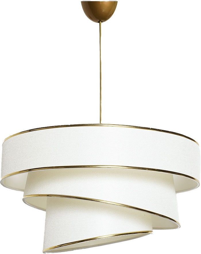 Giga Meubel - Hanglamp Goud Metaal - 40x40x72cm - Couper