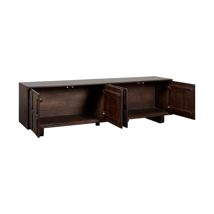 TV-Meubel Porto - Bruin|Hout - Mango - Hout