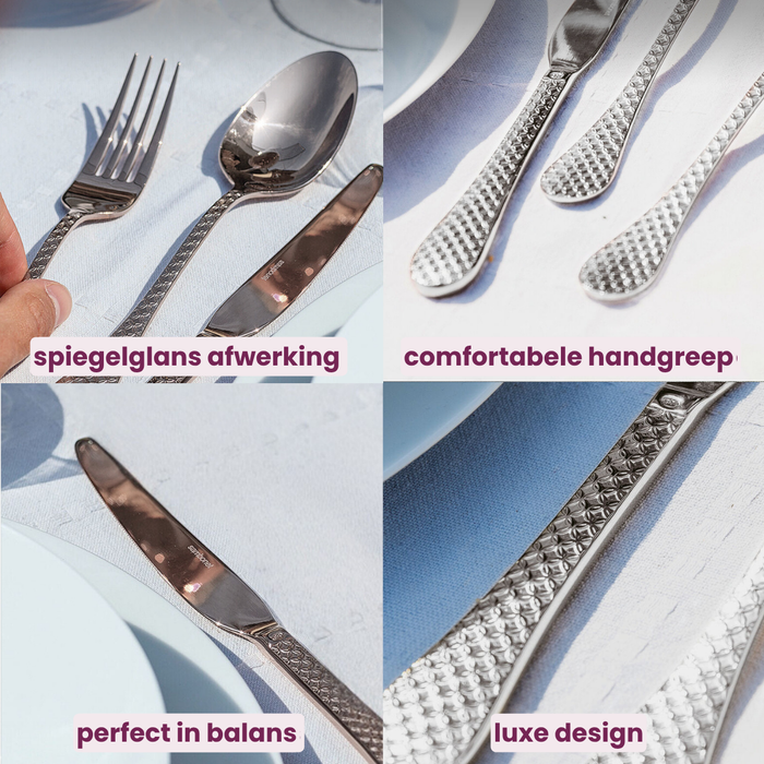 Sambonet Koffielepel Taormina Koper 6 Stuks