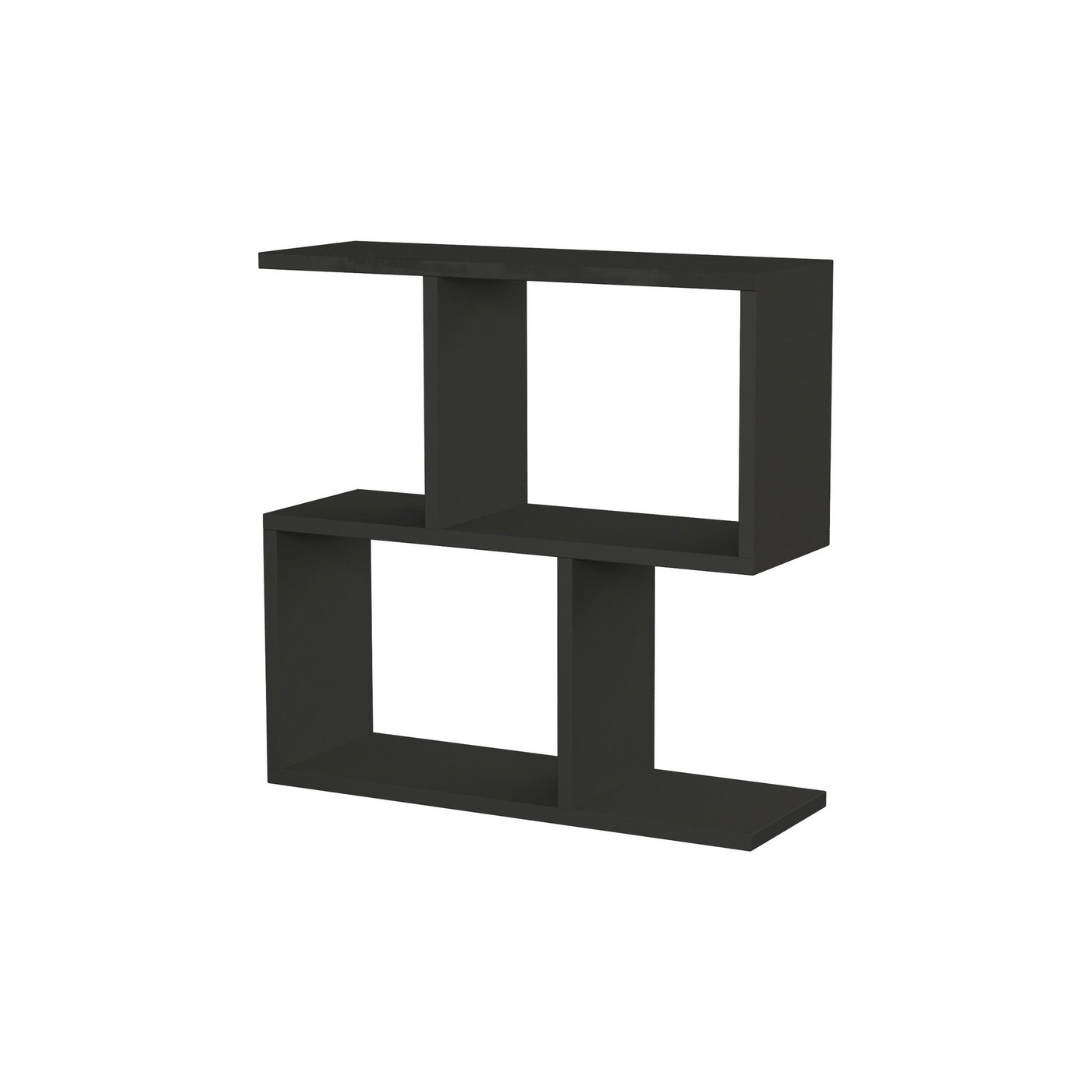 Giga Meubel - Bijzettafel Antraciet Hout - 60x20x60cm - Mania