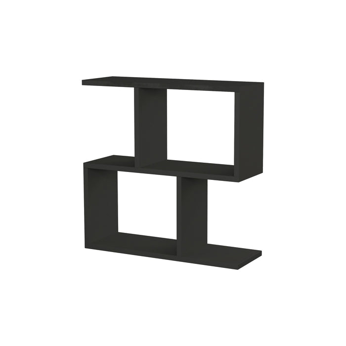 Giga Meubel - Bijzettafel Antraciet Hout - 60x20x60cm - Mania