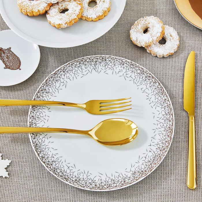 Sambonet Bestekset Linear - Goud - 30 delig | 6 personen