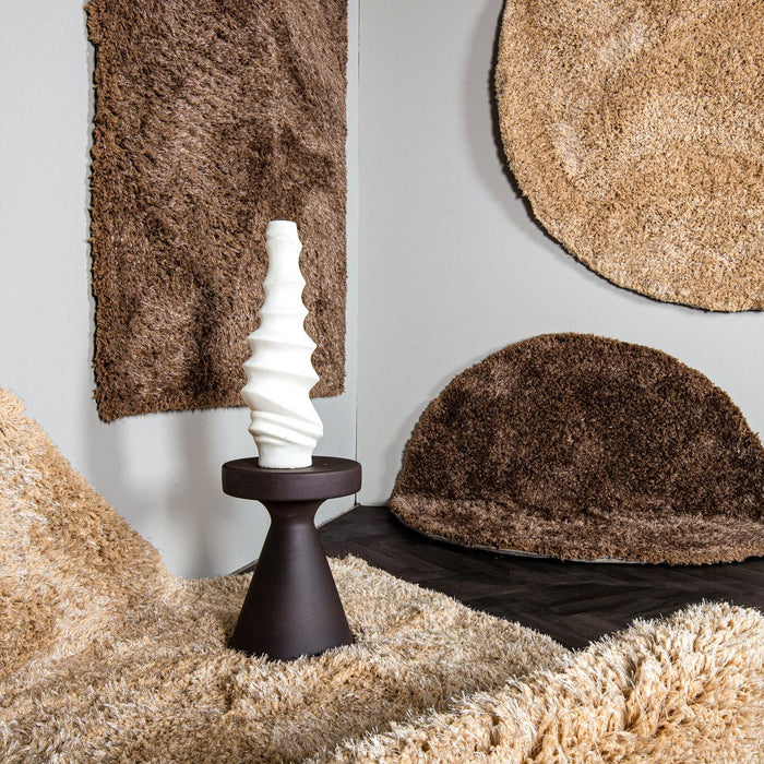 PTMD Jups Brown fabric handwoven carpet S