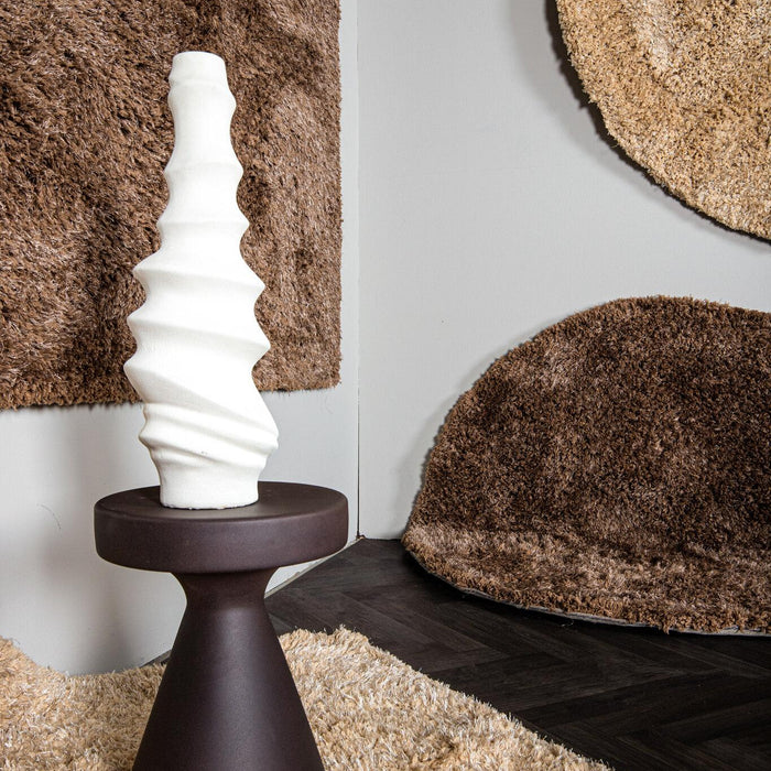 PTMD Jups Brown fabric handwoven carpet S