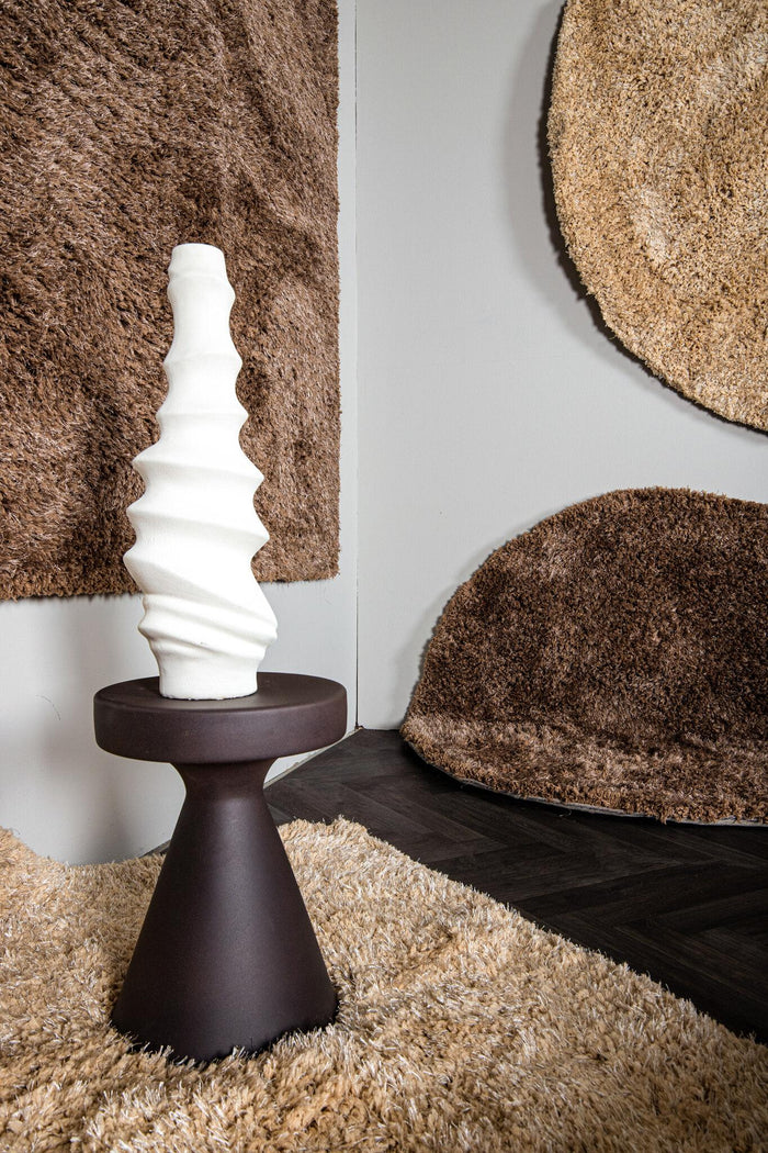 PTMD Jups Brown fabric handwoven carpet S