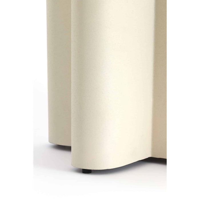 Light & Living Light&living Bijzettafel Ø36x42 cm MIKADO mat crème