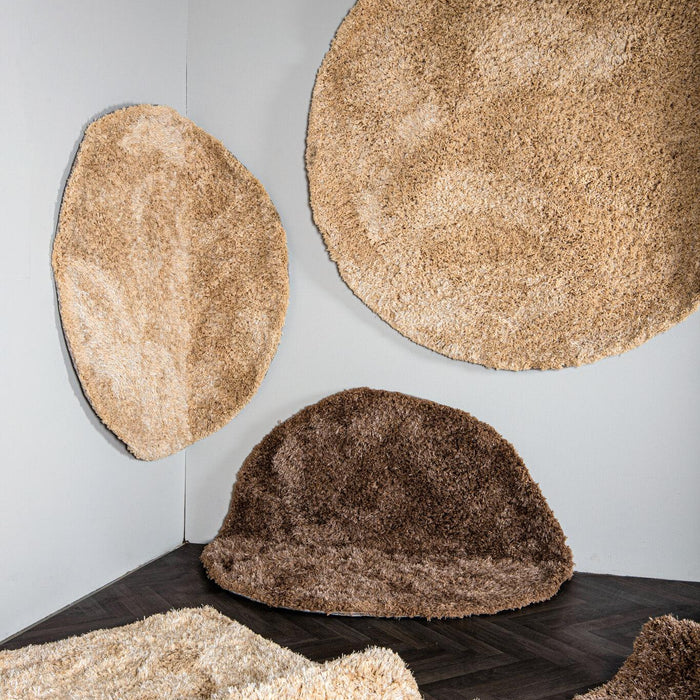 PTMD Jups Brown fabric handwoven carpet S