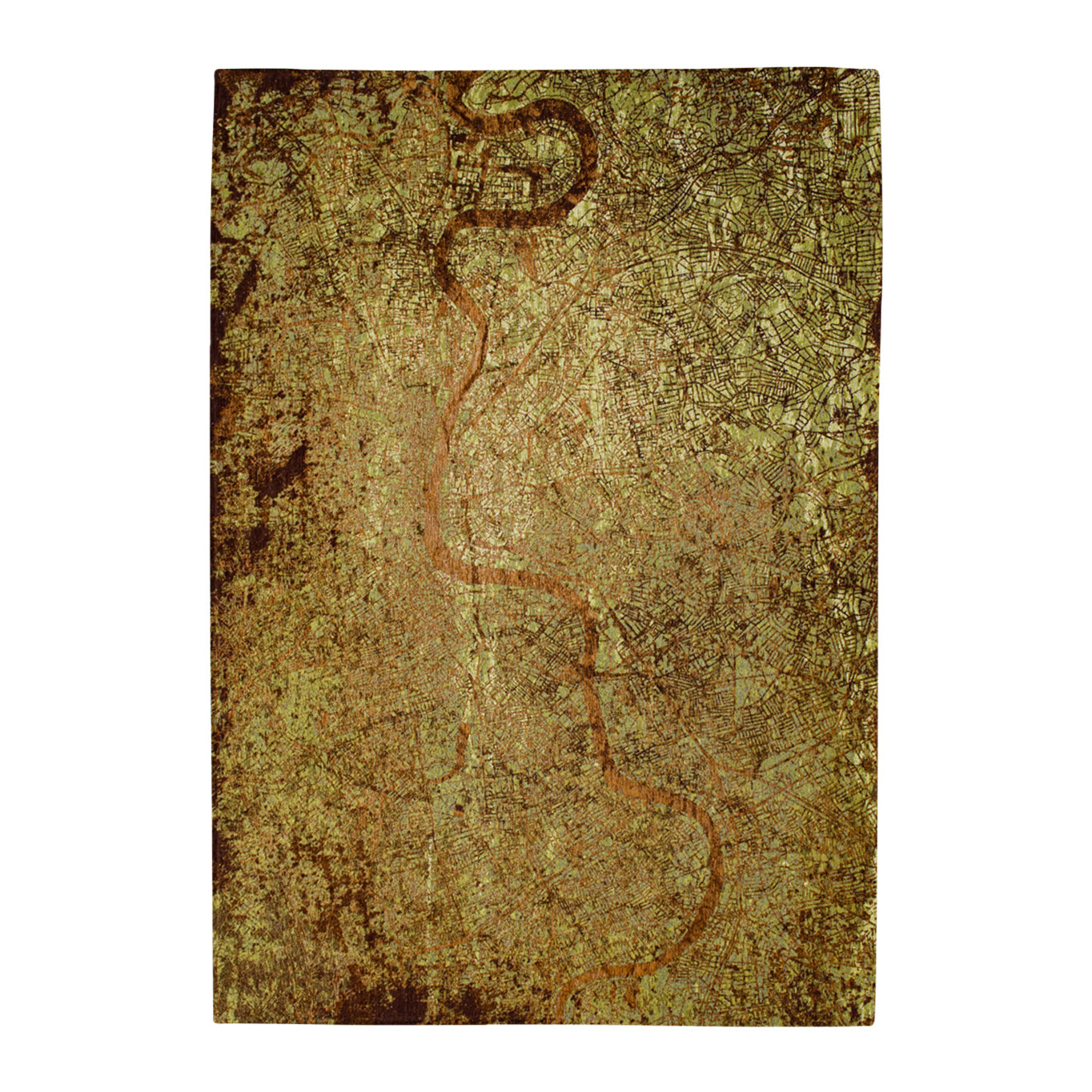 Louis de Poortere Cities Vloerkleed 100 x 140 cm - Green Meadows