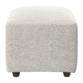 HKliving Jax Bank Element - Hocker Small - Geweven Stof - Naturel Melange