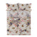 White peonies Laken Set 105x200 cm Happyfriday, Veelkleurig, 100% katoen, de kwaliteit van 200 TC