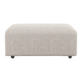 HKliving Jax Bank Element - Hocker - Geweven Stof - Naturel Melange