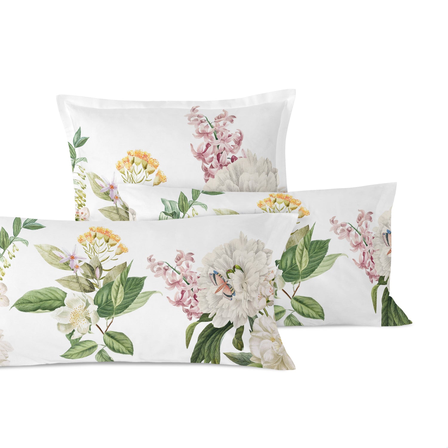 Azahara Kussensloop 45x110 (x2) cm Happyfriday, Veelkleurig, 100% katoen, de kwaliteit van 200 TC