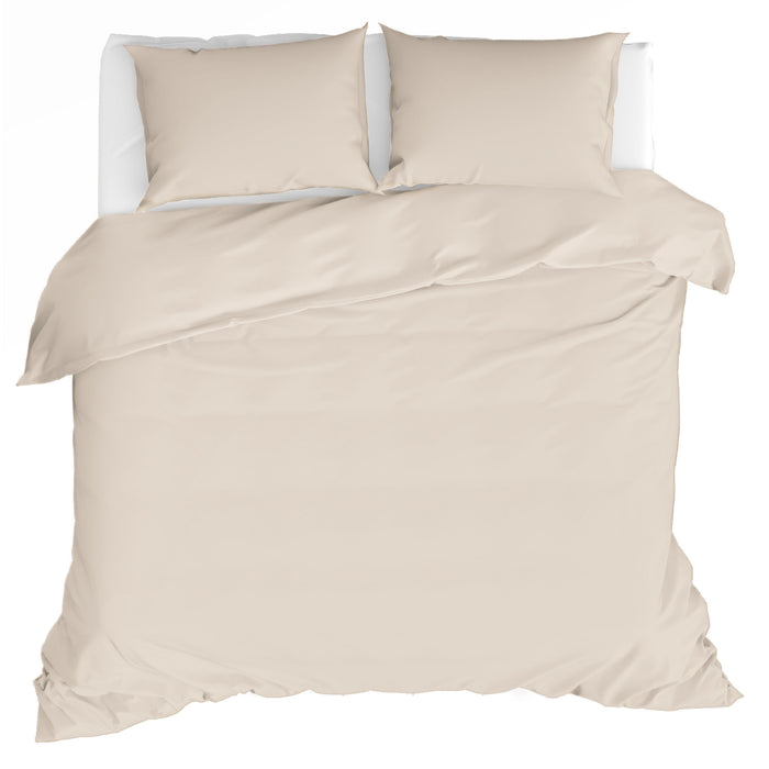by fonQ Fresh Dekbedovertrek 240 x 200/220 cm - Dusty Sand