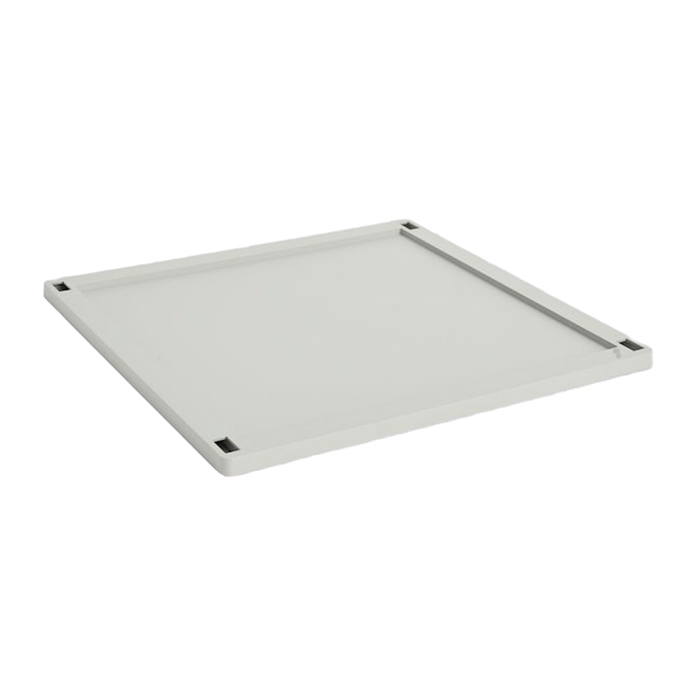 HAY Colour Krat Deksel L - Vierkant - Grijs