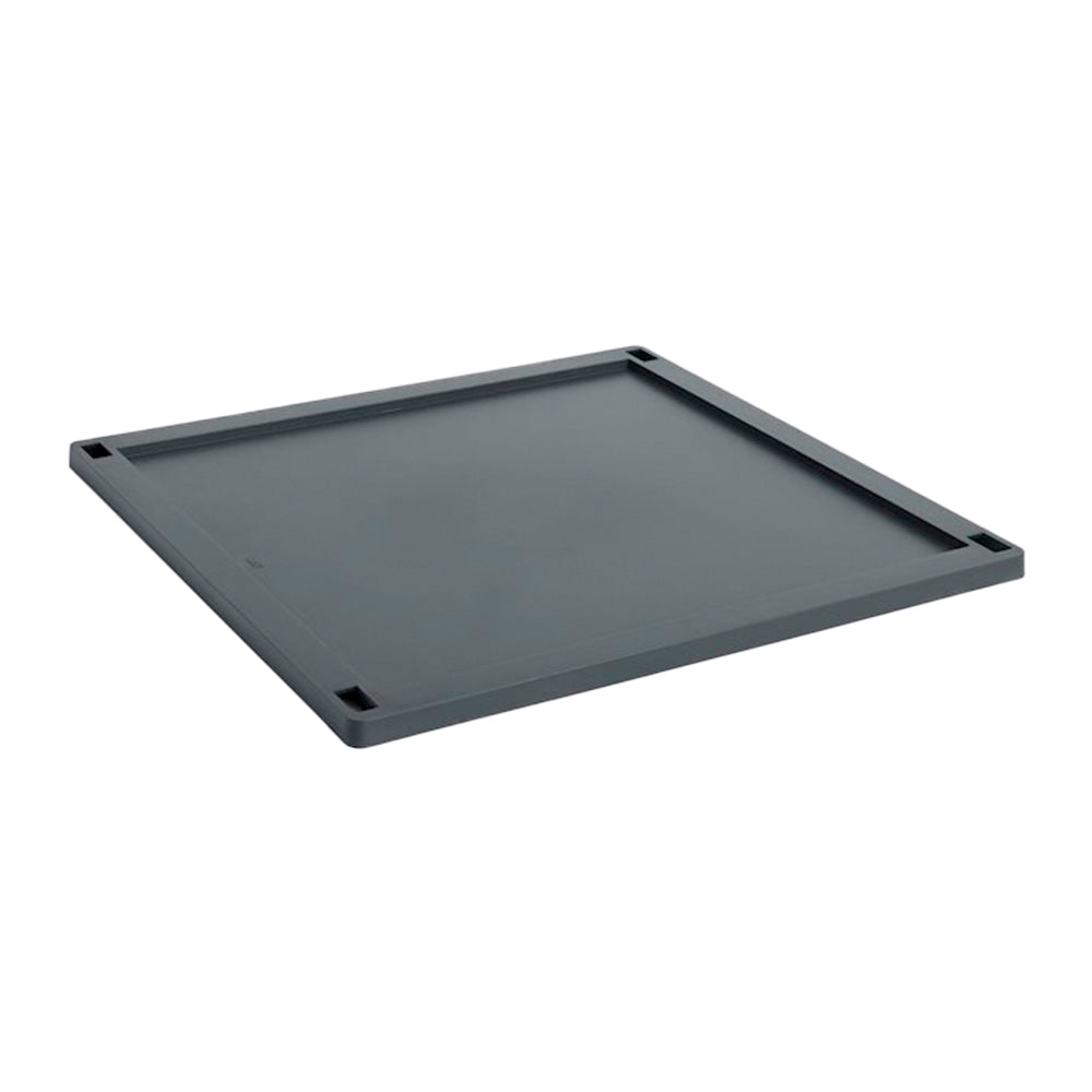 HAY Colour Krat Deksel L - Vierkant - Charcoal