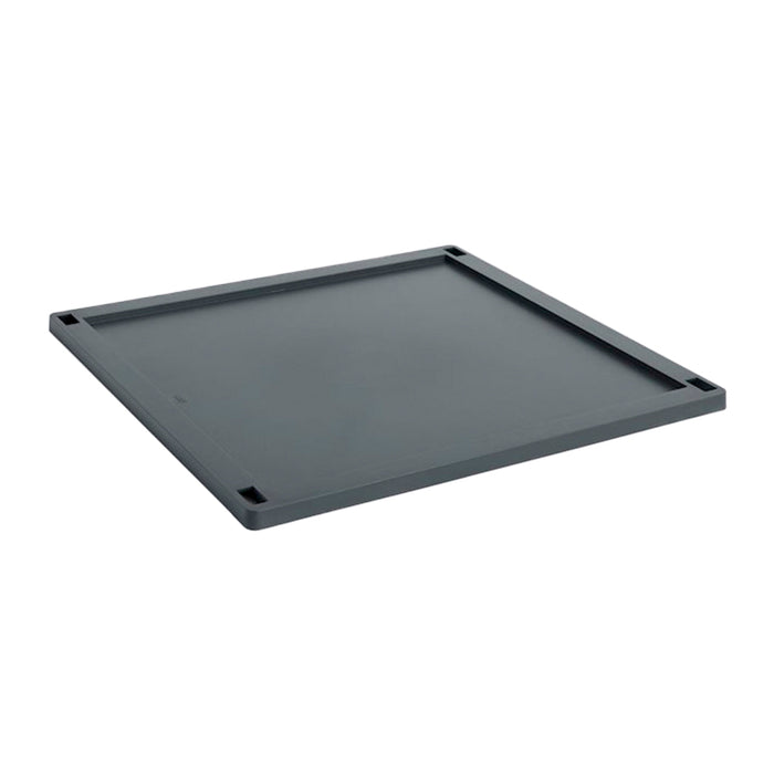 HAY Colour Krat Deksel L - Vierkant - Charcoal