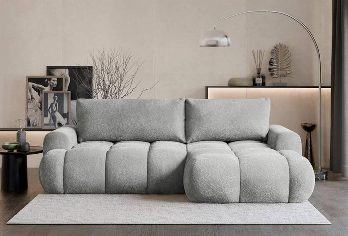 NADUVI Collection Hoekslaapbank Eden rechts bouclé
