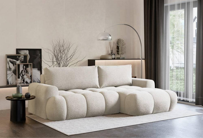 NADUVI Collection Hoekslaapbank Eden rechts bouclé