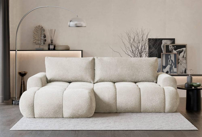 NADUVI Collection Hoekslaapbank Eden links bouclé