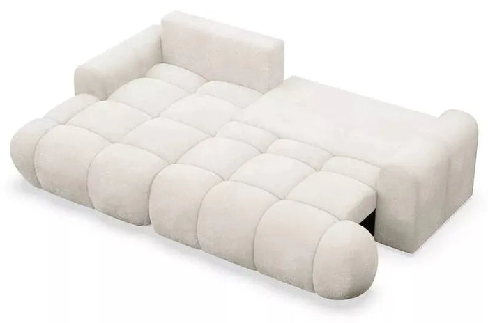 NADUVI Collection Hoekslaapbank Eden links bouclé