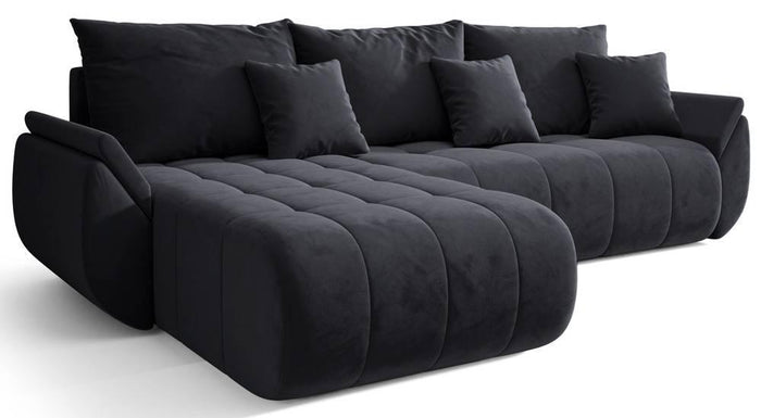 NADUVI Collection Hoekslaapbank Artesia links velvet