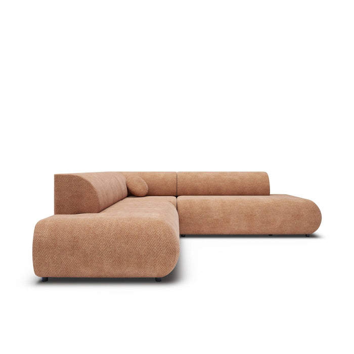 by fonQ Wisp Hoekbank Links/Rechts met Slaapfunctie - Chenille - Terra