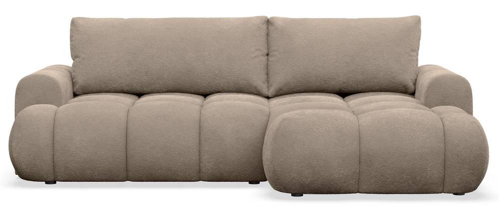 NADUVI Collection Hoekslaapbank Eden rechts bouclé