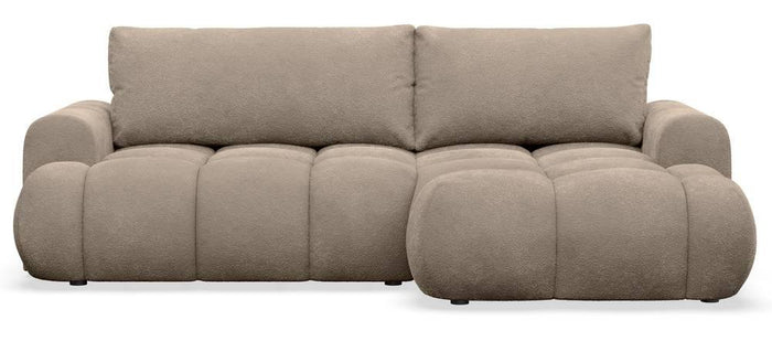 NADUVI Collection Hoekslaapbank Eden rechts bouclé