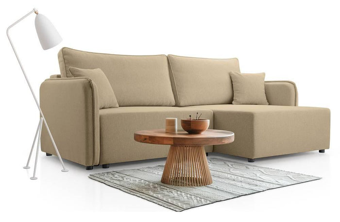 NADUVI Collection Hoekslaapbank Juni recht met opbergvak