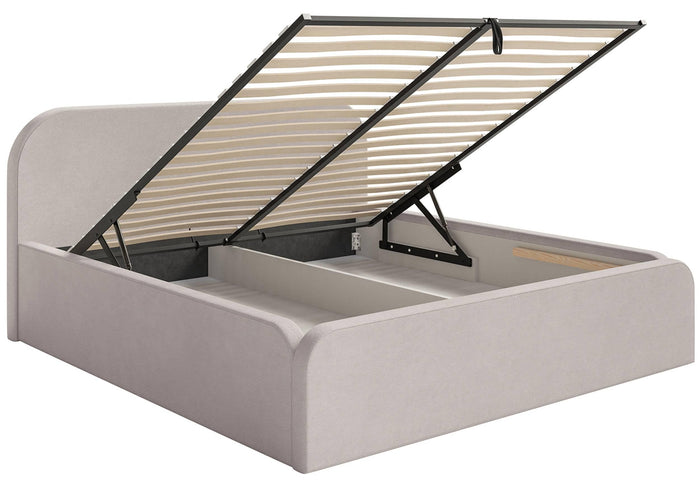 NADUVI Collection Bedframe Carina 140 x 200 met opbergvak fluweel