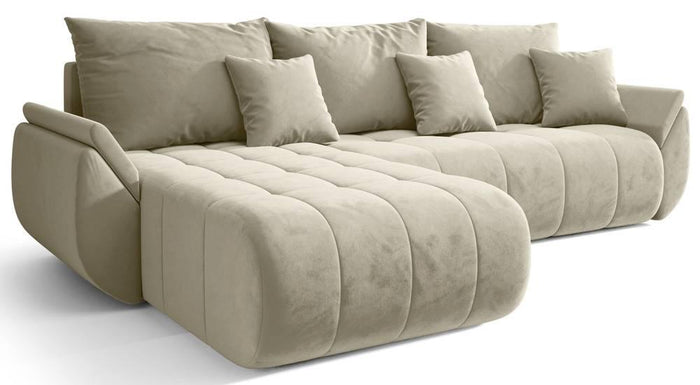 NADUVI Collection Hoekslaapbank Artesia links velvet