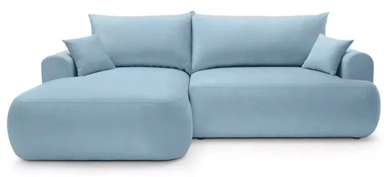 NADUVI Collection Hoekslaapbank Philipa links met opbergvak velvet