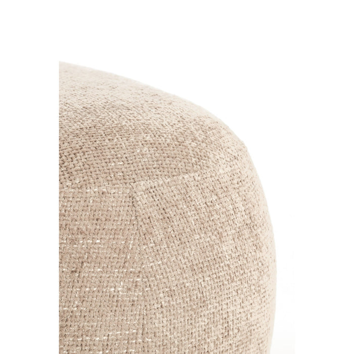 Light & Living Poef Zenica - Bruin - 53x41x38cm