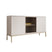 Meubella - Legend - Dressoir - Beige - 153x39x83 cm