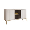 Meubella - Legend - Dressoir - Beige - 153x39x83 cm