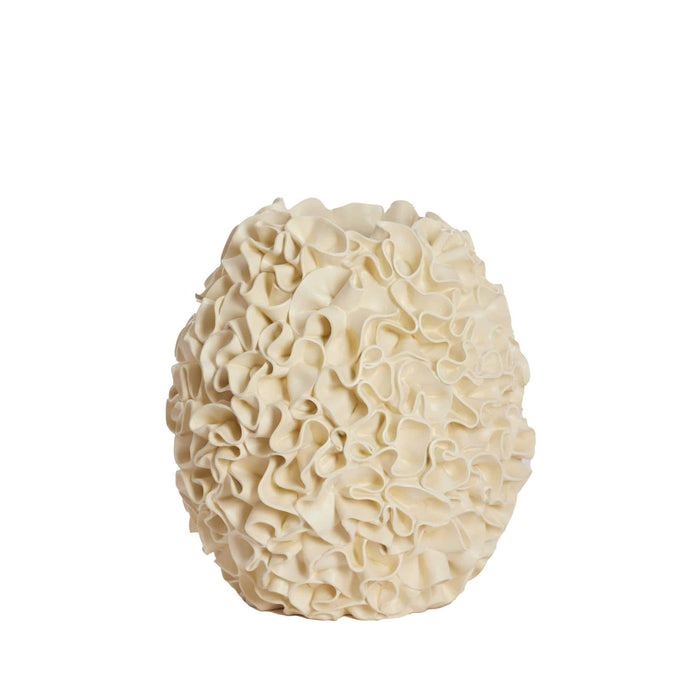 Light & Living Vaas Agello - Wit - Ø28cm