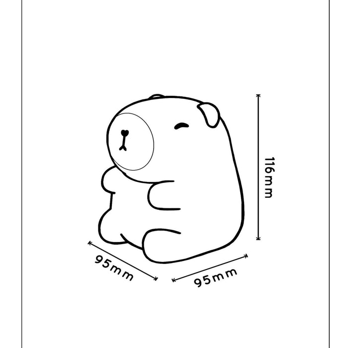 Lucide PINCHA CAPYBARA Tafellamp - Beige