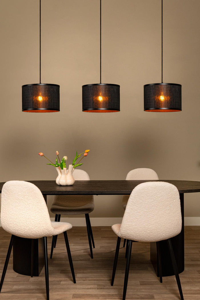 Lucide TAGALOG Hanglamp - Zwart