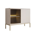 Meubella - Legend - Dressoir - Beige - 104x39x83 cm