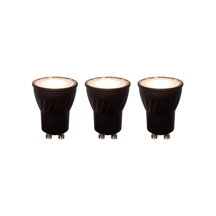 Lucide MR11 * 3 Led lamp - Zwart