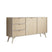 Meubella - Dressoir Essence - Beige - Licht eiken - 158 cm