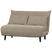 WOOOD Xem Slaapbank - 1-Persoons - Chenille stof - Naturel - 80x122x92