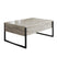 Giga Meubel - Salontafel Travertinlook|Zwart - 90x60x40cm - Luxe