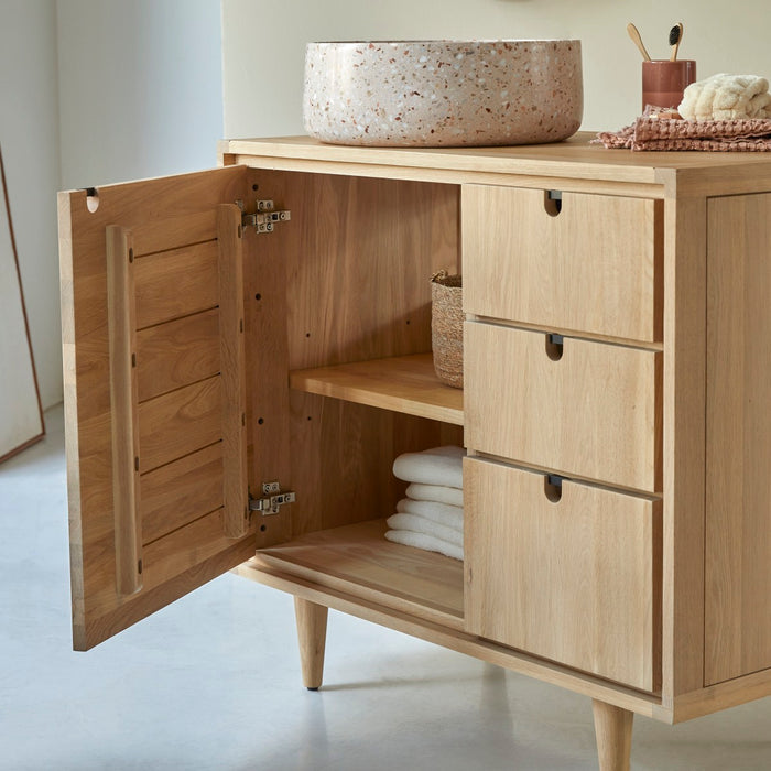 Tikamoon - Opbergmeubel in eikenhout 95 Jonàk
