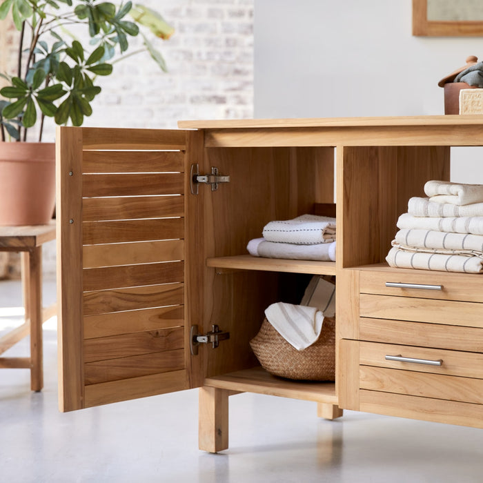 Tikamoon - Opbergmeubel in teakhout 125 Soho