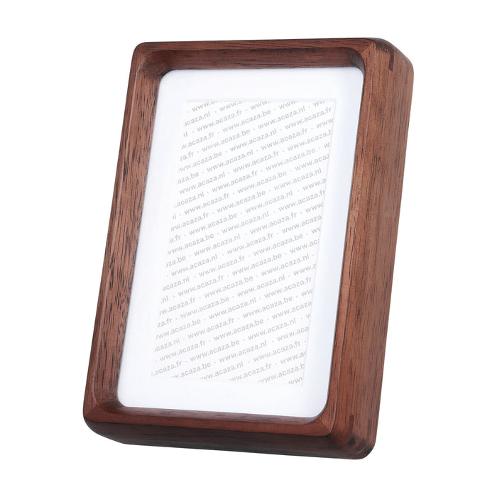 ACAZA Fotolijst - Fotokader - Fotolijst 10x15 - Matoa Hout - Walnoot Kleur - Fotolijsten - Fotolijstje
