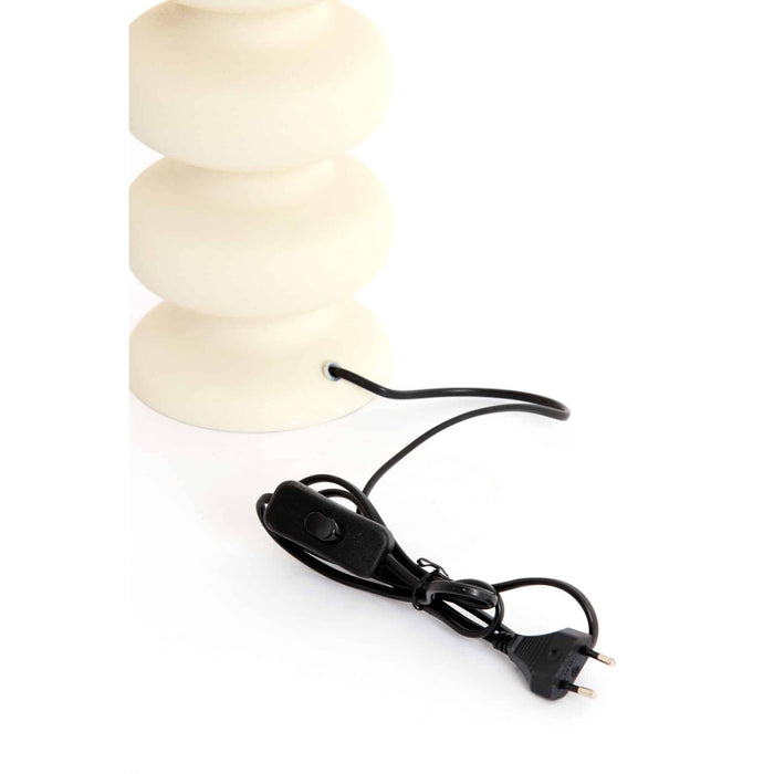 Light & Living Lampvoet Soroca - Wit - Ø15x24cm