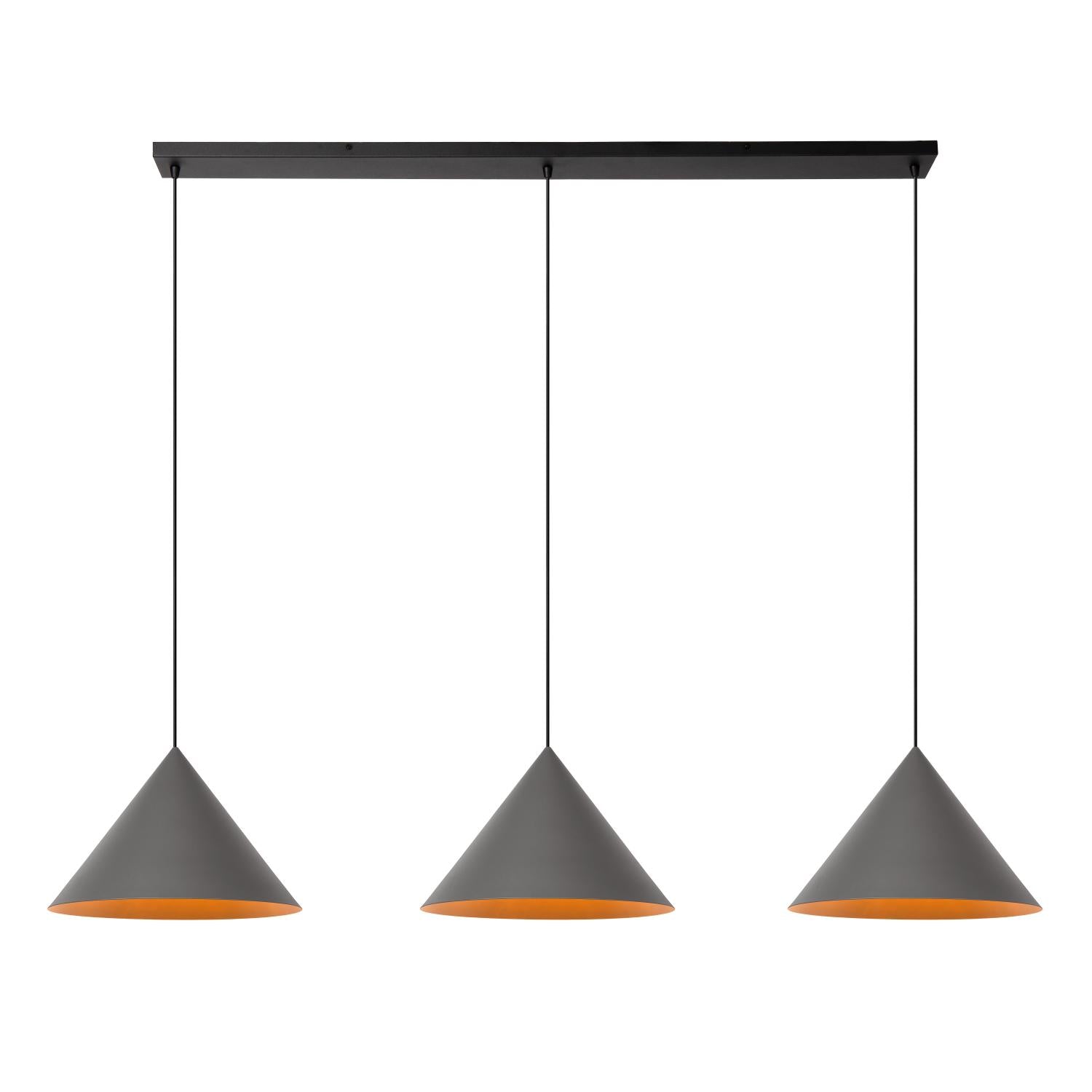 Lucide SPITZE Hanglamp - Grijs