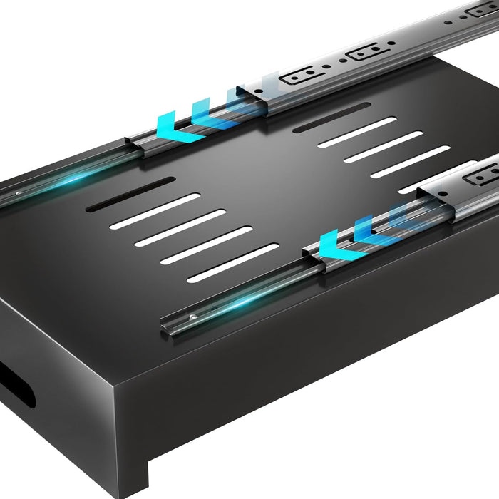 XIVADA Keukenkast organizer - Schuiflade  - Aluminium - 30 cm - Zwart