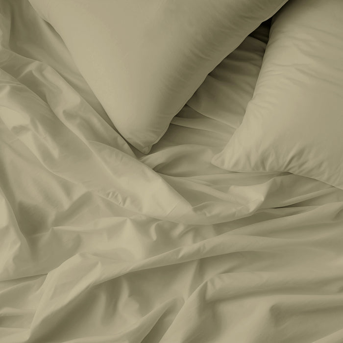 by fonQ Fresh Dekbedovertrek 240 x 200/220 cm - Sage Green